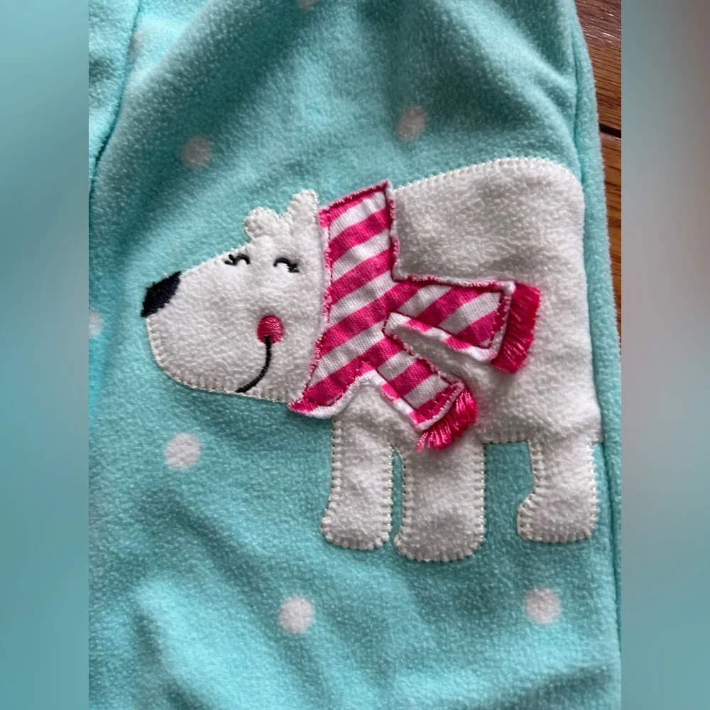 5/$20 Carters Fleece one piece Footie footless 3mo